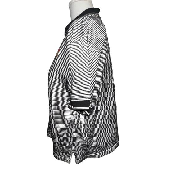 Vintage Disney Winnie the Pooh and Tigger striped women golf polo "Tee Time" XL - Picture 3 of 7